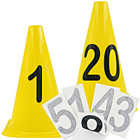 20-Obstacle Number Set - Cones